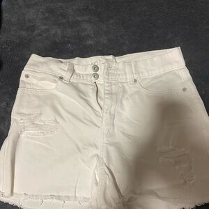 White Woman’s Shorts